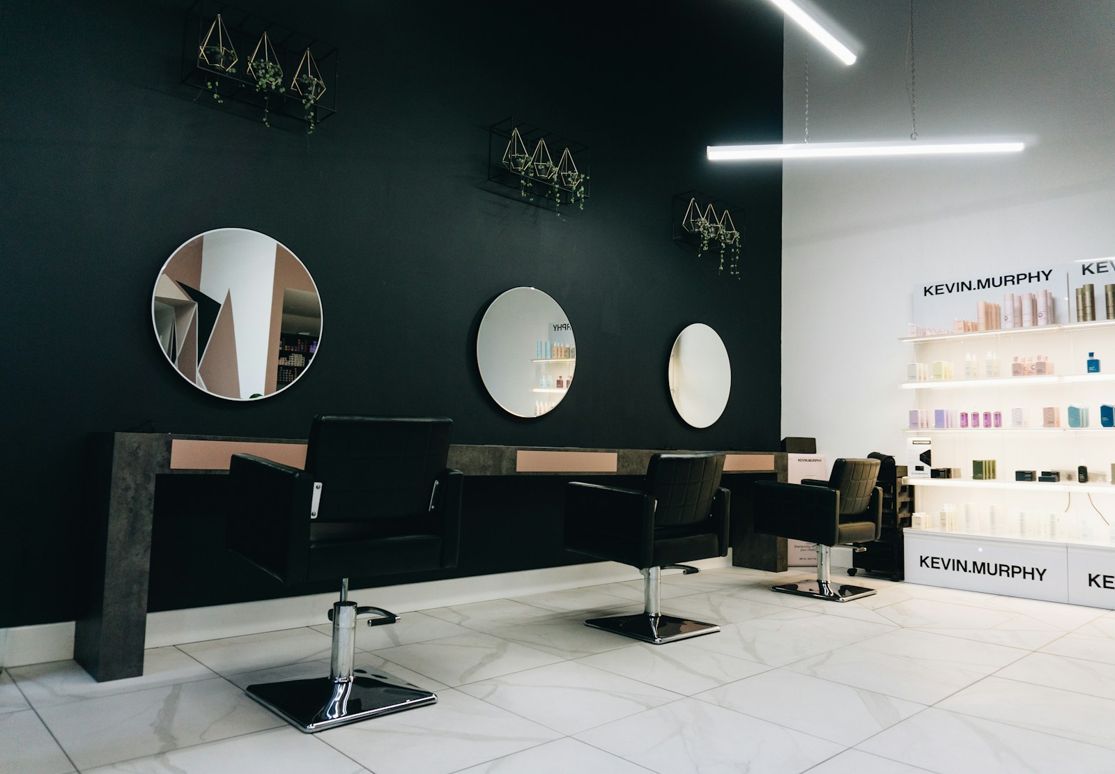 A bright, modern beauty salon